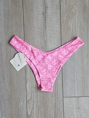 Kulani Kinis Pink Floral Bikini Bottom